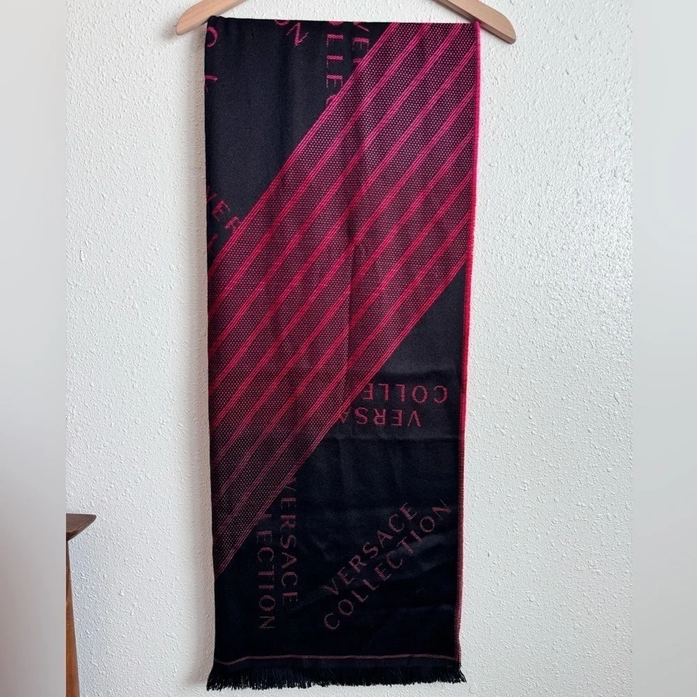 Versace Collection Ombré Oversized Scarf Stole Shawl - Picture 4 of 9